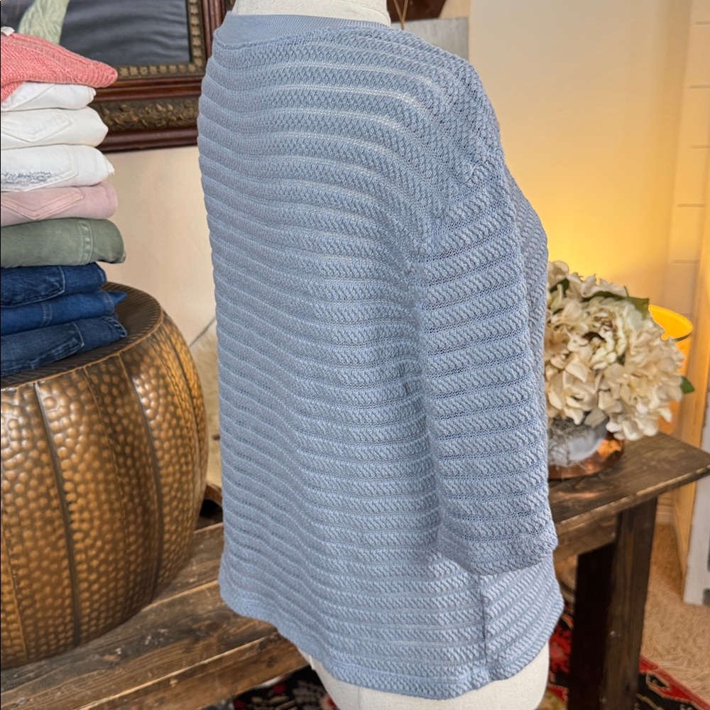 LAmade Soft Blue-Gray Knit Top - Picture 4 of 6